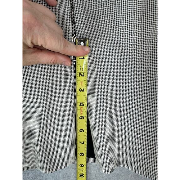HUGO by Hugo Boss Womens sz 6 Houdstooth Zipper Sheath Dress Business Classic - Picture 7 of 15